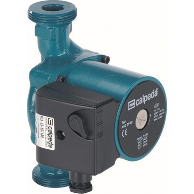 Резьбовой 3-скоростной циркуляционный насос NC3 32-85/180 CALPEDA 0,277 0-10 NC3-32-85/180