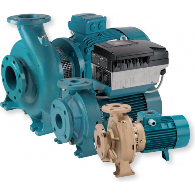 Моноблочный центробежный насос с фланцевыми раструбами NMS 80/250A CALPEDA 55 50-60 NMS-80/250A